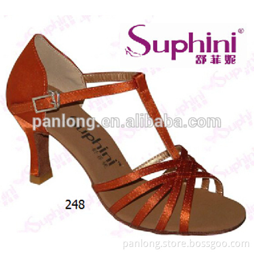 Competition Women Dance Shoes with Knot
